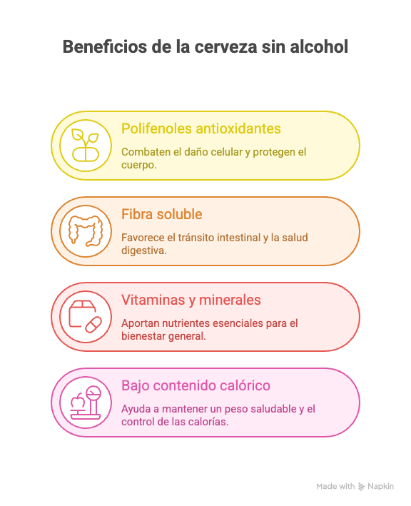 beneficios de la cerveza sin alcohol